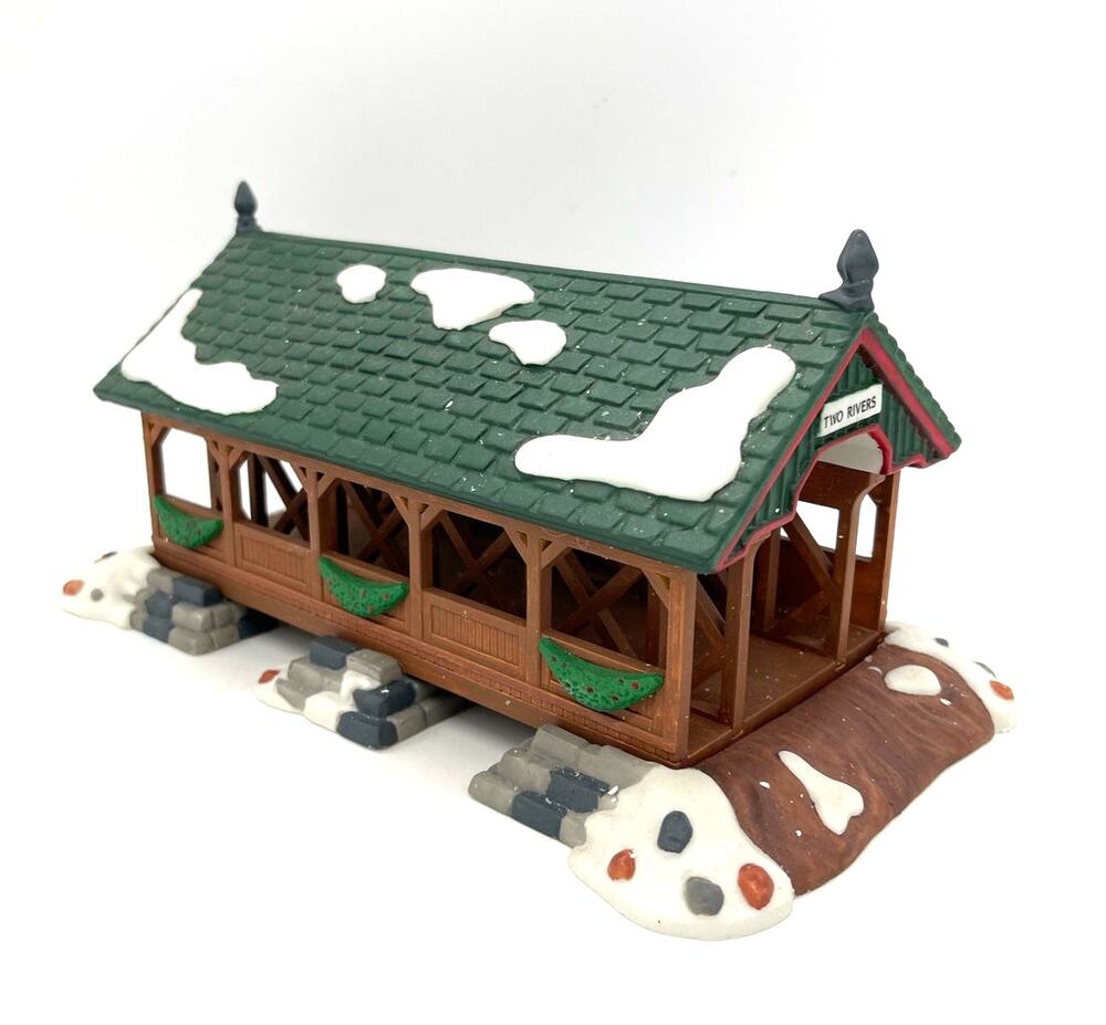 Department 56 Heritage Village Collection Two Rivers Bridge